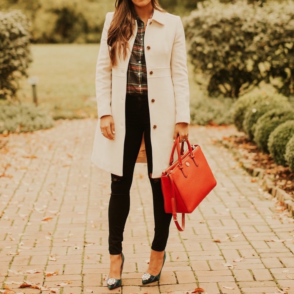 J. Crew Double Cloth Classic Lady Day Coat *read*